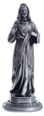 Armaturenbrett Jesus für Auto Zubehör Heiliges Herz Jesus Statue Christliche und katholische Figuren, religiöse Geschenke, Geschenke, Heimbüro, Tischdekoration