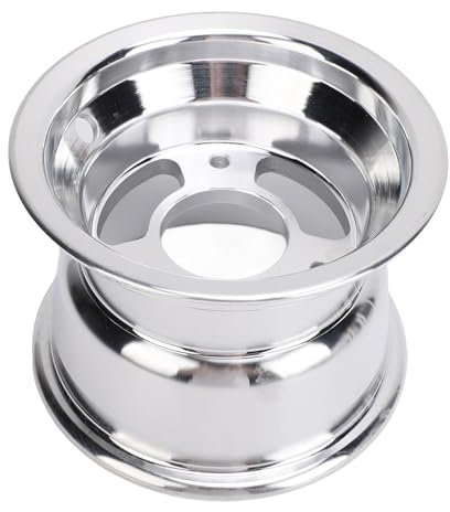 Jante de VTT Antirouille en Alliage d'Aluminium Haute Résistance 6 Pouces, Compatible avec Go-Karts, Chariots et Véhicules Tout-Terrain