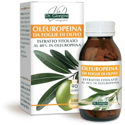OLEUROPEINA DA FOGLIE DI ULIVO pastiglie - 90 g (estratto di foglie di olivo titolato al 40% in oleuropeina)