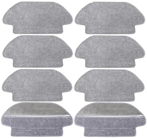 QWETY Vacuum Cleaner Spare Parts, for Xiaomi, Mi Robot Vacuum Mop Pro STYTJ02YM Accessories Spare Parts Xiomi Mijia LDS Vacuum Cleaner Replacement Brush Filter Rag(6S 2G Rags)