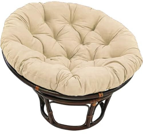 D,160cm,Papasansessel Kissen Groß Wasserdicht Papasan Sitzkissen Für Hängesessel Rund Papasan Sessel Garten Stuhlauflag Bequem Weich Hängesessel Kissen Für Korbsessel