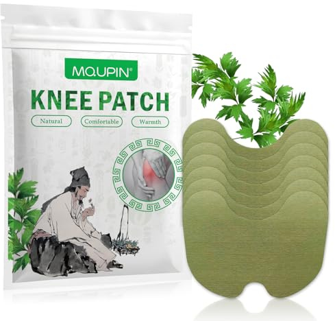 MQUPIN Schmerzpflaster Knie,15 Stück Schmerzlinderung Patch,Wärmepflaster Schmerzlinderungspflaster für Knie Nacken, Rücken und Muskelkater