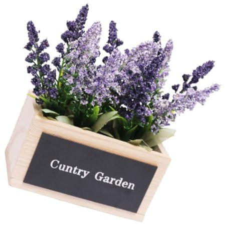 OSOLADY 1stück Simulierte Lavendel Bonsai-Pflanze Künstliche Blume Für Wohn Und Hochzeitsdekoration Dekorativer Tischschmuck Pflegeleicht Und Langlebig Für Regale Und Fensterbänke