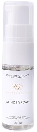 WL Wonder Lashes Wimpernshampoo 30 ml für Wimpernverlängerung, Wimpern, Augenbrauen PH 7,2 für jeden Hauttyp, Zum Entfernen von Make-up und Schmutz von Wimpern oder Augenbrauen, Entfettet