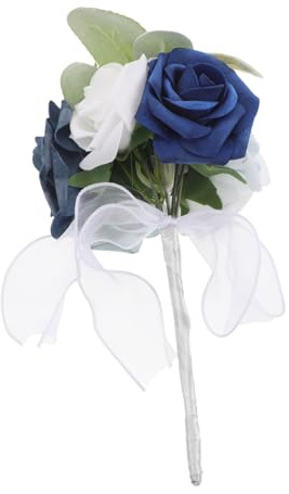 LIGIGWASH Bouquet Artificiali per Matrimonio Pizzo Realistiche per Decorazioni Nuziali e Damigelle d Design Colori