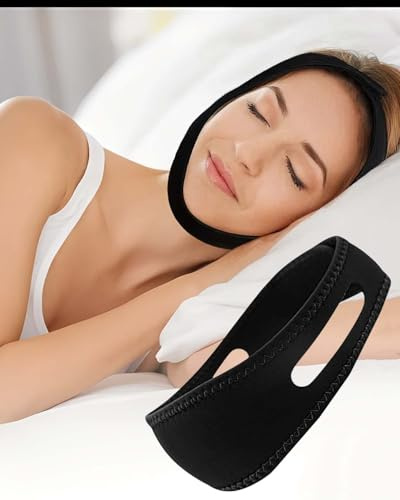 GAJUS 2025 Snore Stopper Soluzione Antirussamento Cinturino il mento Antirussamento, Aiuto Efficace Professionale contro Russare Dispositivo Antirussamento la Riduzione Russare Sollievo dal Russare