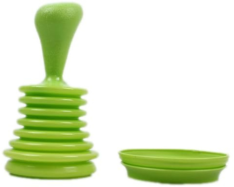 FACAIIO Drain Plunger for Kitchen and Bathroom Sink Pipe Clearer, for PP Material with Wide Opening, Compatible with Shower Drain, 18 x 10.5 cm, Blue/Green/Rose for Red