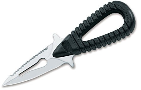 MAC 02MS011 Erwachsene MICROSUB Race Tauchermesser, schwarz, OneSize