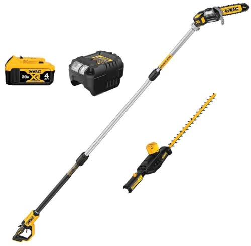 DEWALT DCKO86M1 20V MAX* Cordless Pole Saw and Pole Hedge Trimmer Combo Kit