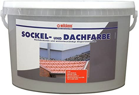 Wilckens Sockel- und Dachfarbe matt, 2,5 l, Steingrau