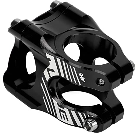 Attacco Manubrio Bici, Attacco Manubrio 31.8 Attacco Manubrio Bici da 35 Mm Attacco Manubrio Corto Attacco Manubrio Mtb Leggero in Lega di Alluminio CNC Ad Alta Resistenza per Mountain Bike da(Nero)