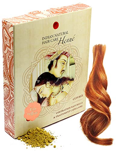 Henné - Cuivrée - Coloration naturelle & Soin capillaire - En poudre - 200g