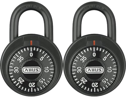 ABUS 47670 Export Zahlenschloss - Schwarz (Packung mit 2)