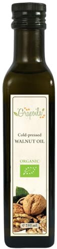 Organic Walnut Oil 250ml - Cold Pressed & Unrefined Cooking Oil