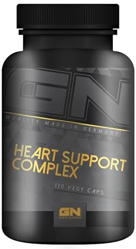 GN Laboratories Heart Support Complex (120 Kapseln) – Natürliche Inhaltsstoffe – Vegan und glutenfrei – Made in Germany