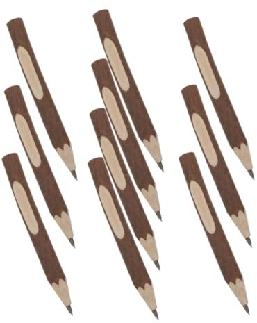 HAWILLOSCH 10stücke Holzbuntstifte Mit Holzstifte Für Schule Sechseckige Bleistifte Mit Radiergummi Praktische Schreibstifte Für Malen Und Zeichnen