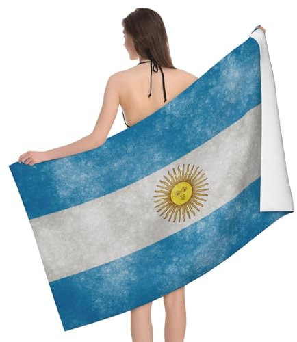 Herren Damen Badetücher Flagge Von Argentinien Duschtücher Erwachsene Poolhandtücher Kinder Microfaser Handtücher Für Spas Strand Reise