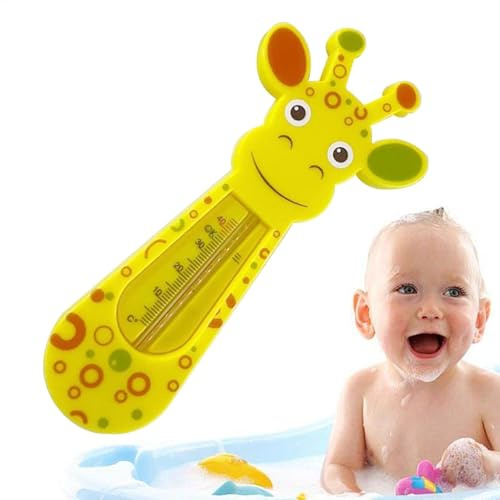 Termómetro de baño para bebé jirafa - Termómetro de agua flotante para niños | Producto de seguridad para bañera lindo y preciso, medidor de temperatura del agua para bebé para seguridad y comodidad