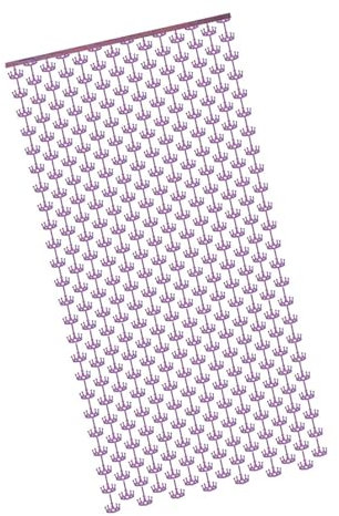 KHZen Cortinas Franja Aluminio Cortinas con Telas Borde Metálicas Brillantes para Fiesta Las Duchas Y Celebración del Aniversario