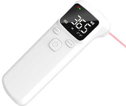 Stirn Thermometer - Berührungslose Sofortige Temperaturmessung,Fieberthermometer Mit LCD Hintergrundbeleuchtung,Für Erwachsene Kinder Baby Zuhause Klinik Kindergarten