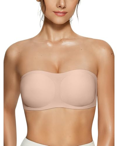 MEIION Anea AneaSculp - Soutien-gorgeinvisible sans Bretelles | Anea Soutien-gorgeinvisible sans bretelles -bandeau antidérapant, coussinets semi - fixes,parfait pour tous vêtements