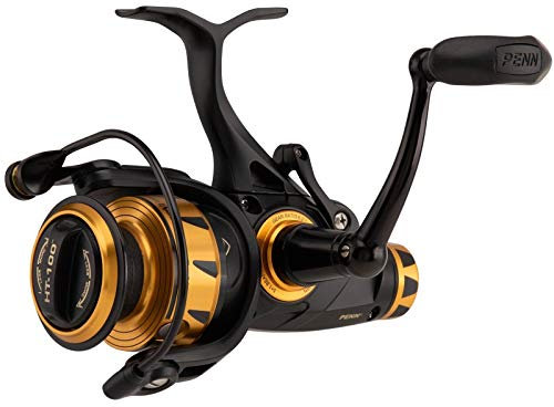 PENN Spinfisher VI Spinnrollen, Live Liner, Long Cast Freilaufrollen, Black Gold