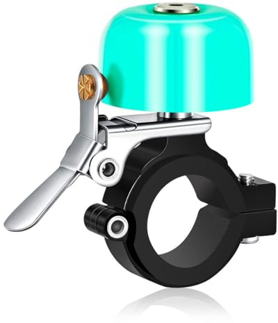 Greallthy Fahrradklingel, 90 dB, Klassische Fahrradklingel aus Messing, für Lenker von 22,2 bis 31,8 mm, Klingel für Rennrad und Mountainbike, Zubehör für Kinder und Erwachsene.