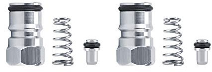 HEEPDD Ball Lock Pfosten, 2 Stück Edelstahl Ball Lock Fasspfosten Flüssigkeitsadapter Bierfass Schnellanschluss für Gas und Flüssigkeit