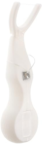 Reusable Dental Floss Holder for Adults: Portable Teeth Clean Flosser Handle Tool, Ergonomic Oral Care Rack for Waxed String and Tape, Deep Clean Comfort