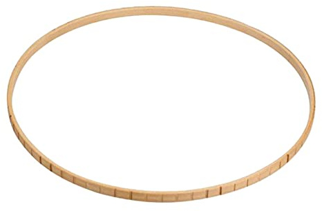 CENPEK Runder Webstuhl, runder hölzerner handgefertigter Weberei-Maschinen-Werkzeuge, Strickwebstuhl, DIY-Strick-Untersetzer, Wandbehänge, Ornamente, Tapisserieweberei