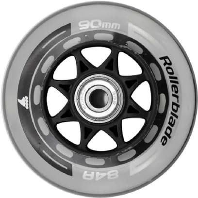 Rollerblade Unisex – Erwachsene 90MM/SG9 Wheel/Bearing XT (8PCS) Rollen, Klar, Einheitsgröße
