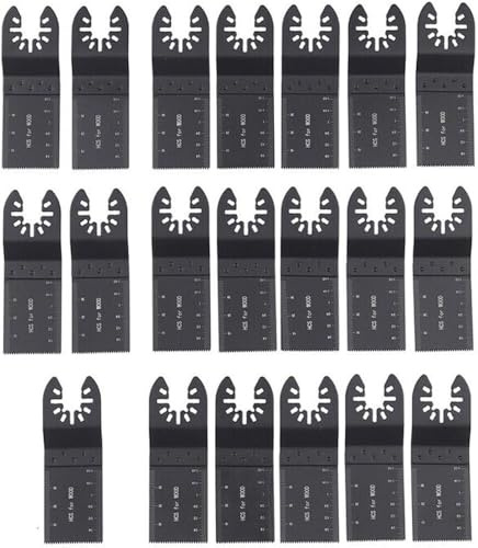 20 st 35 mm multiverktygsblad universella svängande sågblad, professionell trämetallskärare snabbfrigörande för Fein Multimaster, Ryobi, Milwaukee, Bosch, Dremel, Dewalt, Rockwell, Makita med mera