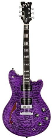 EVH SA-126 Special QM EB Transparent Purple - E-Gitarre