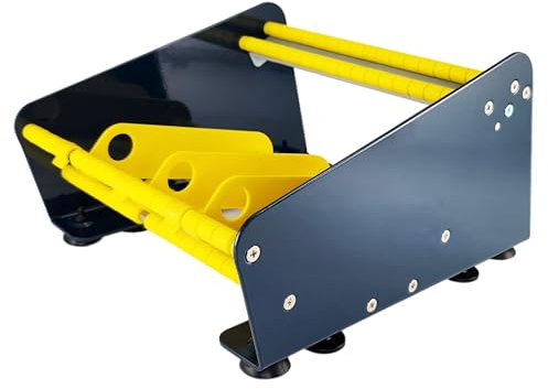 Etikettenspender für Rollenetiketten | Manuell | Tischgerät | Spender für Klebepunkte/bis 212 mm, mit 3 Rollentrennern