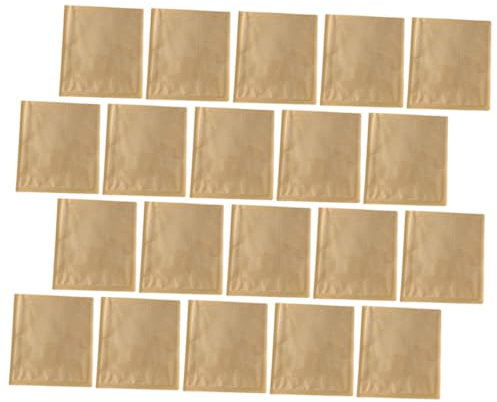FRCOLOR Braune Papierbeutel zum Verpacken von Süßigkeiten und Lebensmittelecht 100 Stück mit Fenster Fettabweisend und Kleinen Backwaren