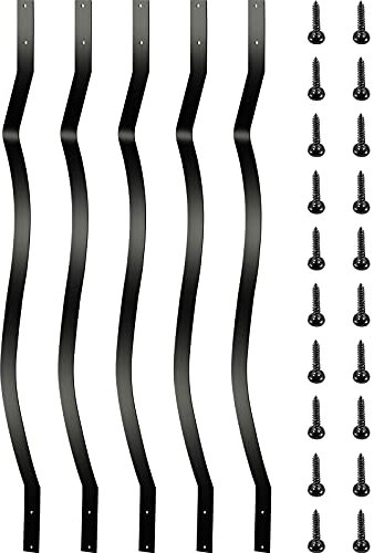 VEVOR Deck Balusters Metal Deck Spindles 51 Pack 32.25inch Iron Stair Railing