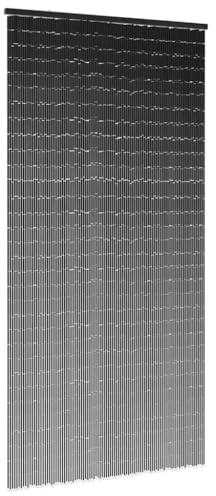 vidaXL Cortina para Puerta Insectos Gris Claro 100x200cm bambú