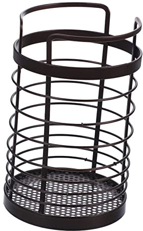 PEPLAYTAL Essstäbchenhalter Aus Metall Besteckabtropfhalter Utensilienhalter Für Küche Löffel-organizer Besteckhalter Mit Löchern Für Trockenes Aufbewahren