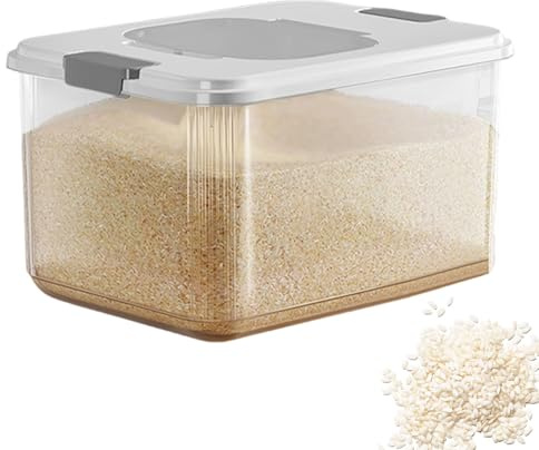 Tuxuseo Dog Food Storage Container | Wet Food Tins for Dogs and Cats - Large Capacity Rice Storage Container Treat Storage for Farmhouse Camping Outdoor Kitchen