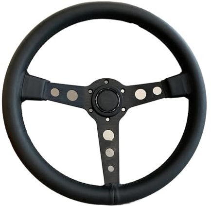VAHAKKRMVM Volante 14 Pulgadas 350 Mm Para Deportes Competición Versión Universal