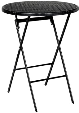 Floordirekt - Table de jardin pliable en plastique 180 x 75 cm – Table de buffet avec poignée de transport – Table pliante pour jardin, terrasse et balcon – Table de camping pour 6 personnes (Toyama)