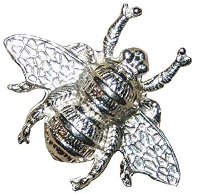 Broche Abeille, Fait Main en Etain - Fabrication Française
