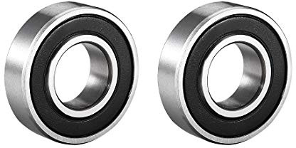 sourcing map 2 Stk Rillenkugellager 6002-2RS Doppelt Abgedichtet 15x32x9mm | Geeignet Für Industrie- Und Bürogeräte, Mikromotoren, Präzision P0, 58g, Geräuschpegel Z1