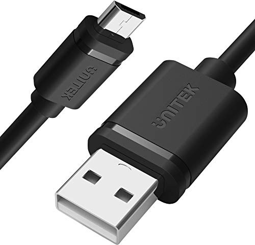 Unitek USB A to micro USB cable, 0.5 m, fast charging and sync, quick charge, 2.5 A, USB 2.0 480 Mbps, 100% copper, black, PVC sheath