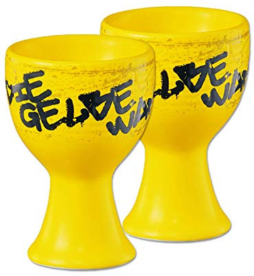 Borussia Dortmund BVB Eierbecher Gelbe Wand 2er Set