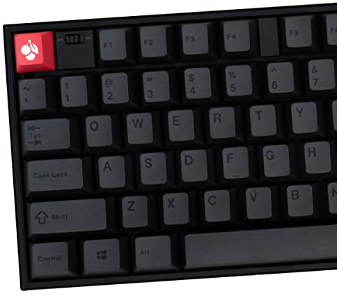 PBT Gray Keycaps Set Cherry Profile Retro Dye-Sub Tastenkappen 130 Tasten Custom Minimalist Keycaps für 60% 65% 70% 75% Cherry Gateron MX Switches Mechanische Tastaturen