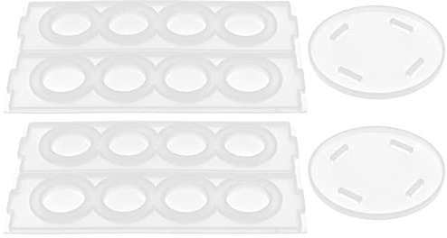 Coffee Pod Holder Silicone Mold, 360 Degree Rotating Coffee Capsule Storage Rack Epoxy Resin Mold Box Shelf Silicone Mould