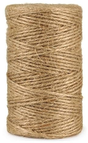 Garten Schnur 1 MM 2 MM Jute Seil Schnur Schnur Schnur Sackleinen DIY Handwerk Geschenk Verpackung Jute Hanf Garten Hochzeit Party Dekoration (Color : 2mm 100meters)