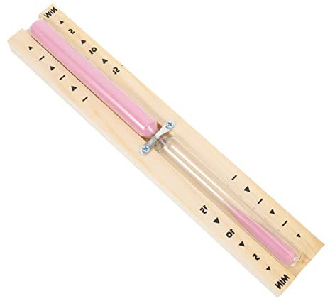 PRETYZOOM Wooden Hourglass Timer Large Countdown for Sauna Wooden Sauna Room Clock