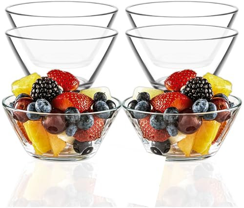 Lav - Juego de 6 cuencos de cristal para postres (345 ml)